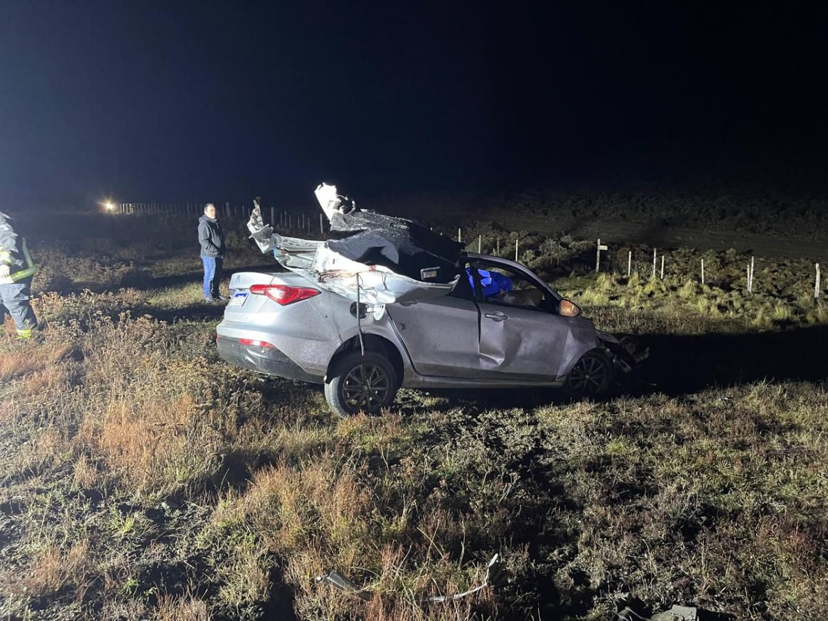 Trágico accidente en ruta: 1 fallecido y 8 lesionados